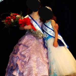 Girls Size 8 "Sugar" by Macdougal Lavender Gown
